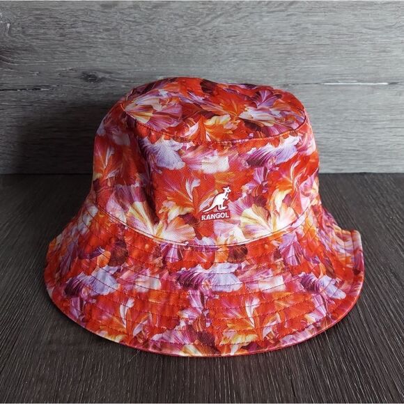 Kangol Floral Reversible Bucket - Excellent Condition - Sz Medium - Picture 1 of 5